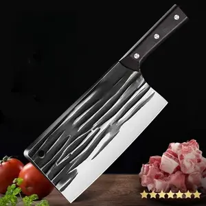 1 Bone Knife, Heavy Axe, Stainless Steel Thickened Blade &Ergonomic Handle, Multifunctional Professional Chef Knifefor Family and Restaurants