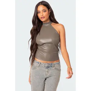 Sienna Latex Halter Top Sienna Latex Halter Top