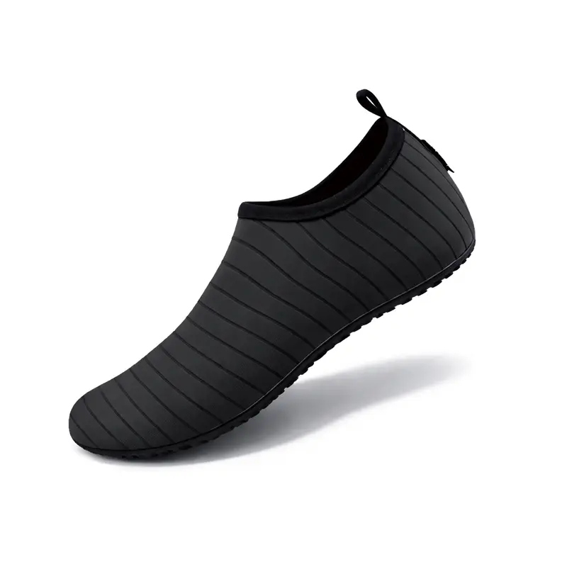 Women's & Men's Quick-Dry Water Shoes, Casual Slip-On Barefoot Fabric Aqua Socks for Beach, Pool, Kayak Activities