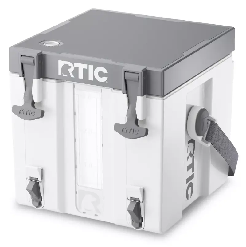 RTIC Outdoors 3 Gallon Halftime Cooler Beverage Dispenser, White Hard-Sided Insulated Water Cooler with Spigot, Portable Drink Dispenser for Sports, Camping, Tailgating, Parties & Outdoor Events