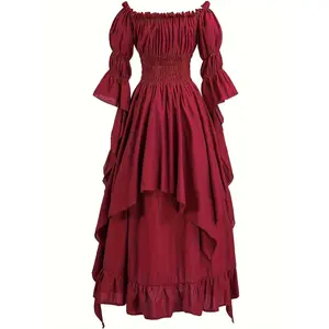 Women'S Gothic Witch Dress Medieval Renaissance Dress Victorian Dress, for Halloween