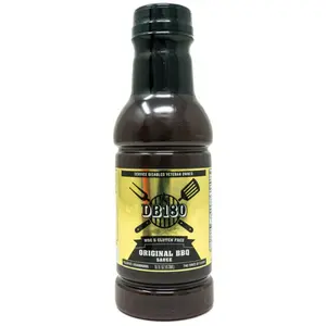 DB180 Original BBQ Sauce - All-Natural Ingredients - MSG-Free, Gluten-Free & No Corn Syrup - 16oz Bottle