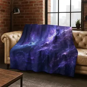 Galaxy Star Universe Blanket – Ultra Soft Cozy Space Throw for Bed, Sofa, Bedroom & Aesthetic Room Decor