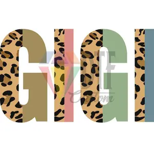 Gigi, DTF Transfer, 12X12