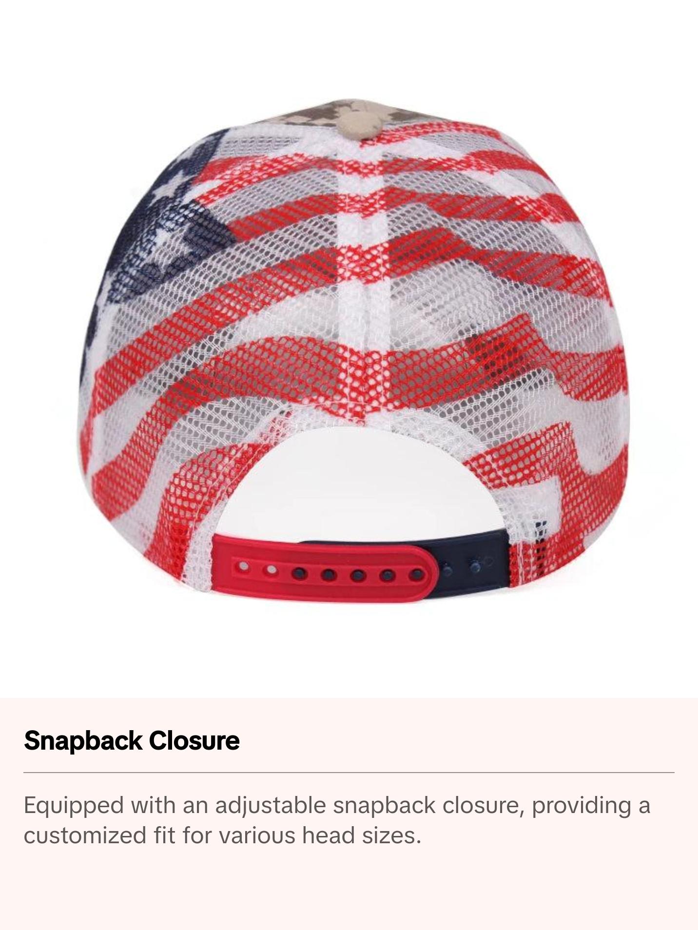 Donald Trump 2024 Cap | USA 3D Embroidered Keep America Great Snapback Presidential Hat