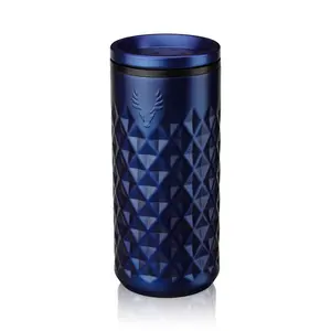 Paragon Stainless Steel Highball Tumbler in Electric Blue Ceramic Drinkware