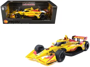 Dallara IndyCar #10 Alex Palou "DHL" Chip Ganassi Racing "NTT IndyCar Series" (2026) 1/18 Diecast Model Car by IXO Models