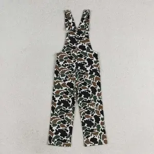 Kids Boy Denim Overalls Camo Jumpsuit Hunting Clothing Outfit UWH