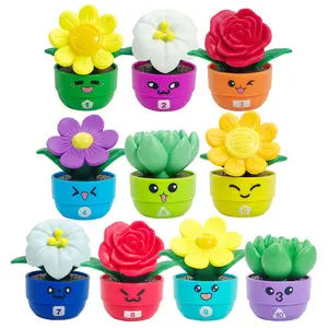 5pcs/10pcs Interactive Gardening Playset Children Educational Sorting And Stacking Toys Develop Fine Motor Skills Preschool Learning Birthday Holiday Gifts