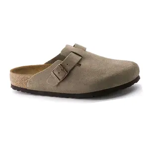 Birkenstock Boston Unisex Mule Clog, Soft Footbed, Suede Leather, Taupe Footwear Shoe Birkenstock Boston Unisex Mule Clog, Soft Footbed, Suede Leather, Taupe Footwear Shoe