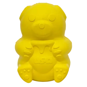 SodaPup Medium Honey Bear Tough Rubber Dog Chew