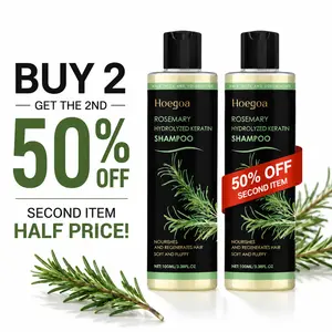 Organic Rosemary Hair Growth Shampoo | Natural Rosemary | Plant-Based Shampoo | Oil Control, Nourishment, Moisturization, Repair, Volume, Refreshing Cleanse | Hair Care | Second Item 50% Off