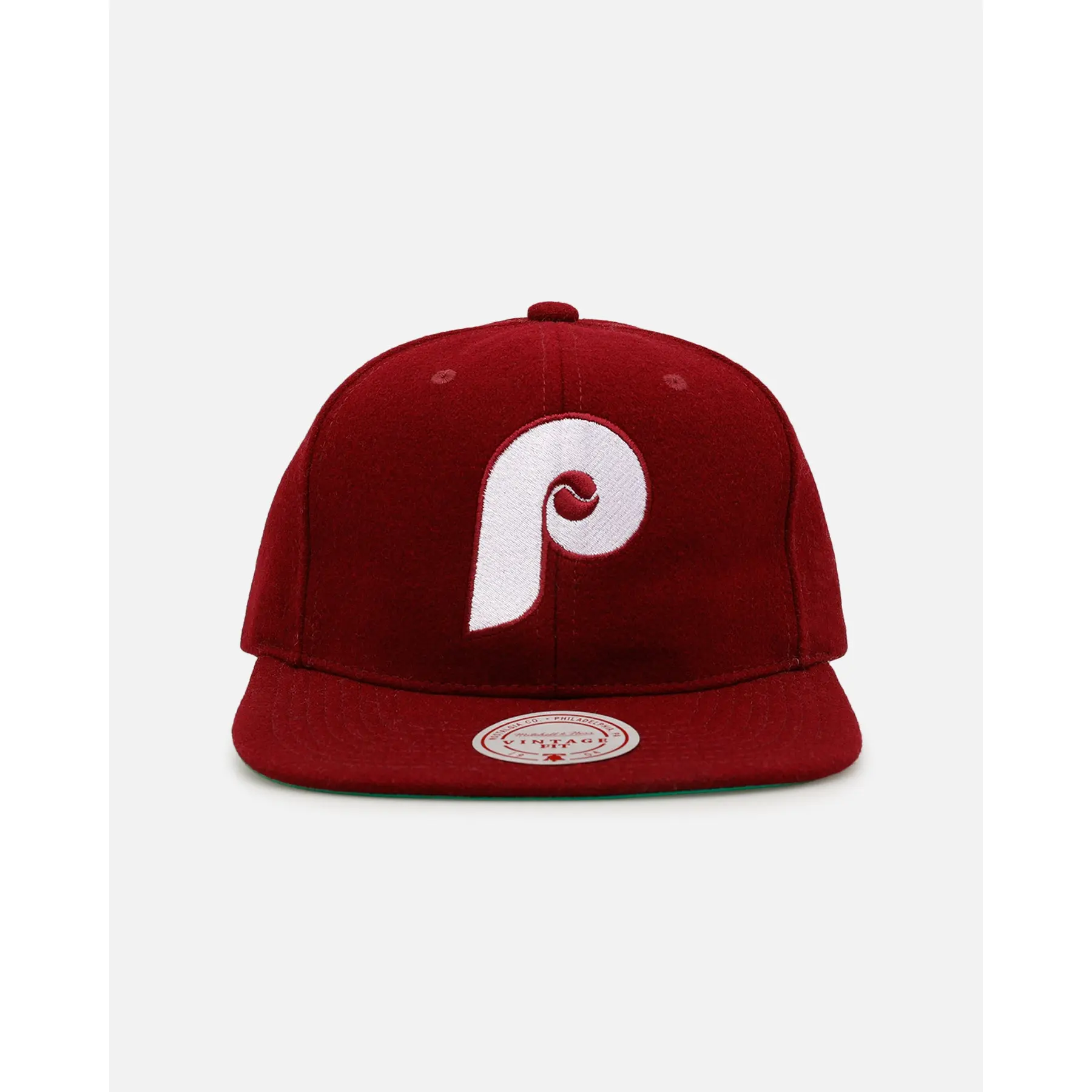 Mitchell & Ness Philadelphia Phillies 'Vintage Baseball' Vintage Fit Strapback Maroon