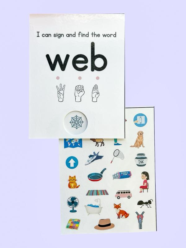 Sign & Find CVC Words Flashcards for Kids - Interactive Phonics ...