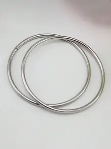 Round Metal Bag Strap Handle, DIY Wallet Making Accessories, High-Quality Handheld Packaging Clips, Luggage Handle, Gift Box Handle