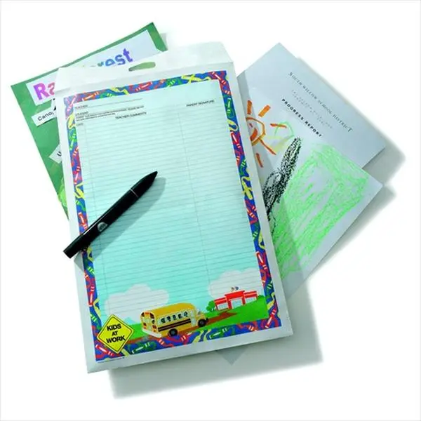 Hammond and Stephens 082125 Unisex Reusable School & Homework Envelopes for Teachers, 10x15 in, Water-Resistant, Reusable Pressure Sensitive Seal - Pack of 100