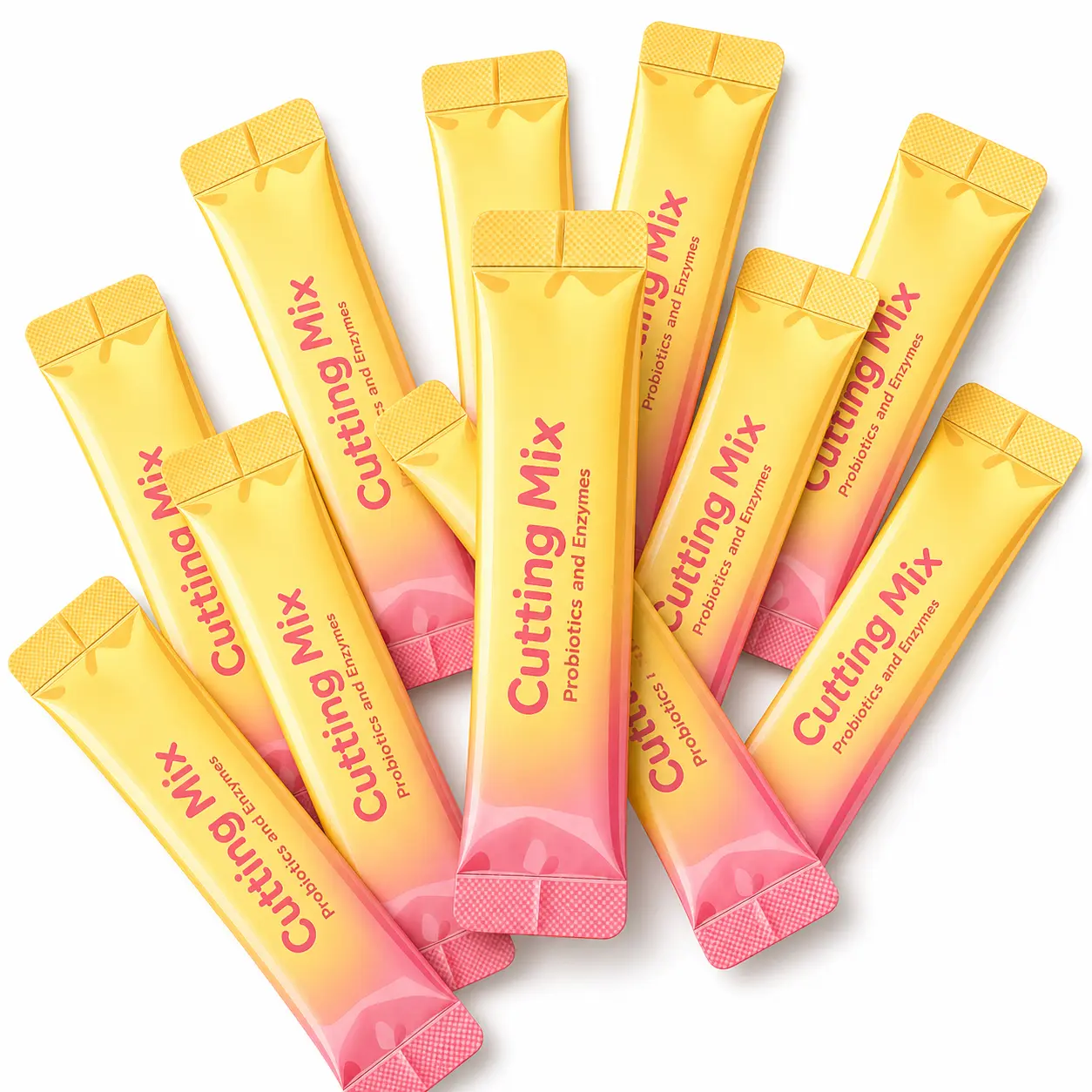 Gut Health Strawberry Probiotic Drink Mix 30 Pack Sticks