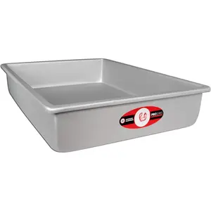 POB-12184 Anodized  Sheet Cake Pan, 12 x 18 x 4 Inch