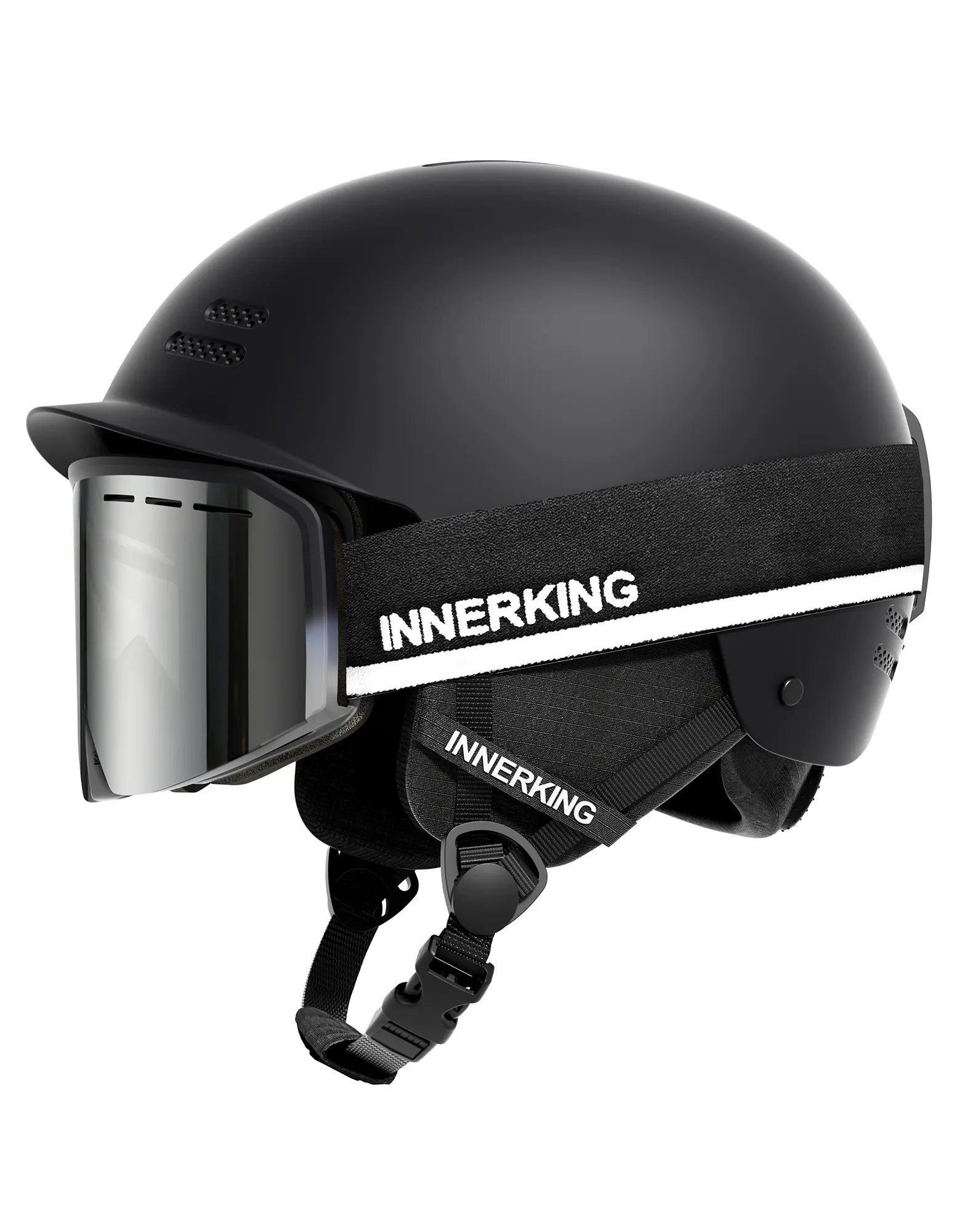 INNERKING Unisex Adult Snowboard Helmet, Lightweight PC Shell & EPS Foam with 10 Vents, Adjustable Fit and 2 Goggle Clips