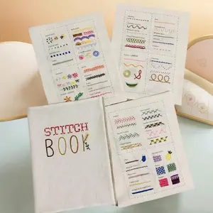 DIY Stitch Book, Portable Embroidery Companion for Beginners & Experts, Step-by-step Sewing Projects Handbook, Hand Sewing Stitches