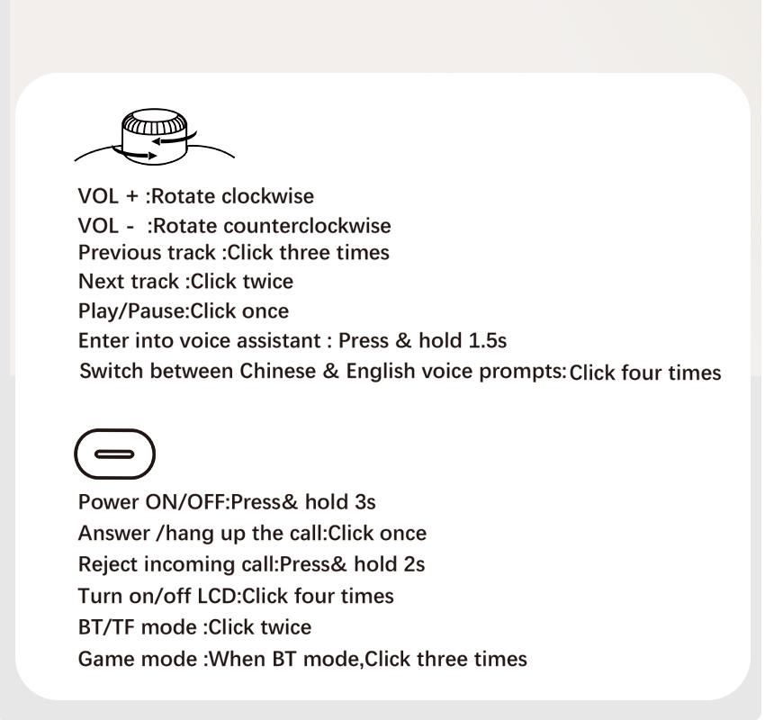 Wireless Bluetooth Headphones Over-Ear with RGB Display & Card Reader Function Deep Bass Hi-Fi Stereo Comfortable Fit Perfect Gift for Family Friends