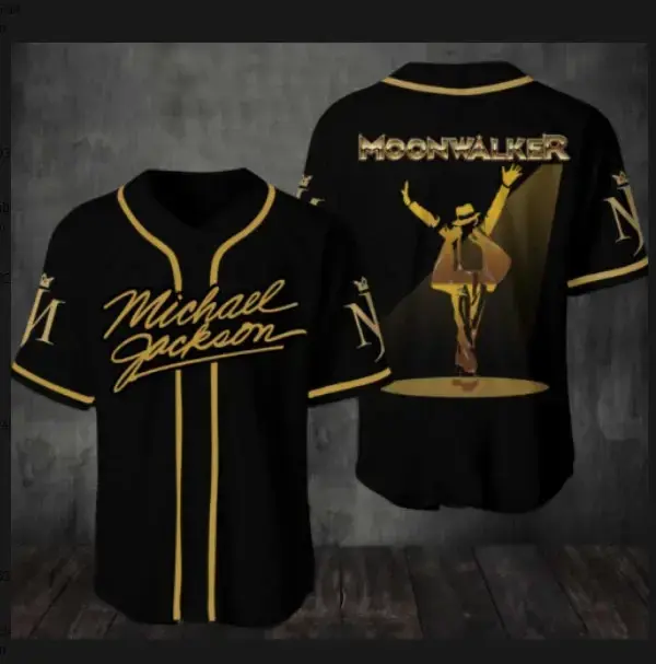 Michael Jackson baseball jersey, jersey 3D all size - gift 3d