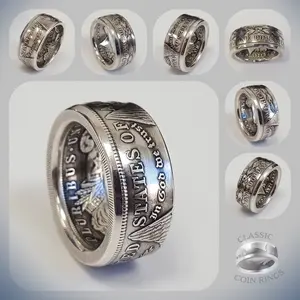 10mm Number & Letter Design Ring| Unisex Trendy Style| Statement Versatile Band