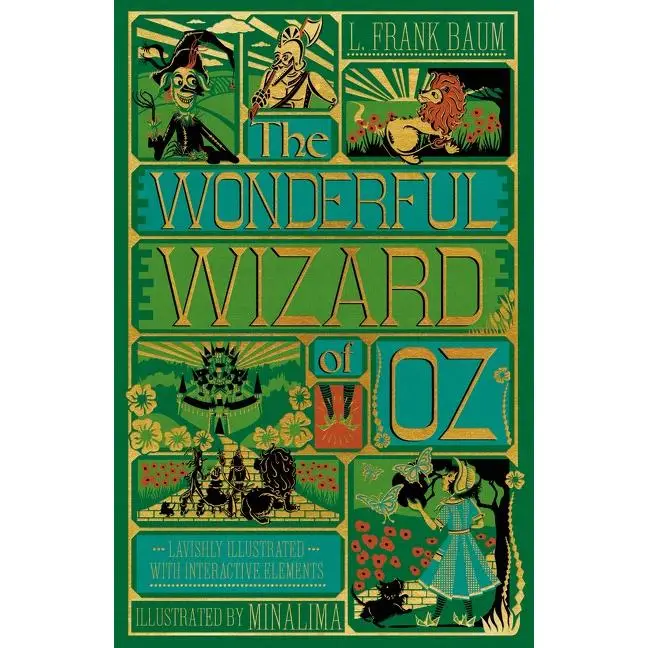 The Wonderful Wizard of Oz Interactive (MinaLima Edition): (Illustrated with Interactive Elements) by L. Frank Baum [Hardback Book]