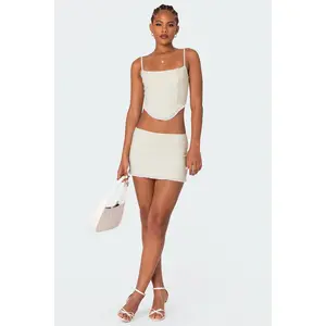 Thora Woven Mini Skirt