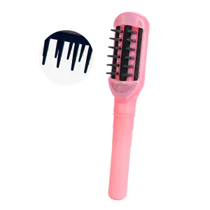 Hairbrush, Hair Oil Applicator Comb, Hands-Clean Oiling Brush for Quick Even Application, Wide Teeth Oil Distribution Comb with 10ml Container