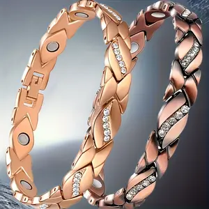 Ring  necklace  watch  scarf A Set of Two Vintage Unisex Magnetic Bracelets, an Ideal Unexpected Holiday Present for Her in The Y2K Style