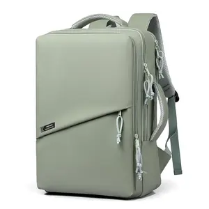 Unisex Laptop Backpack, Large Capacity Durable Nylon Backpack, Adjustable Straps, and Multiple Compartments for School, Travel, Business