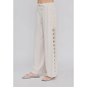 Wide Leg Crochet Pants