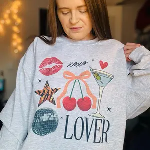 Lover Collage Graphic Top!