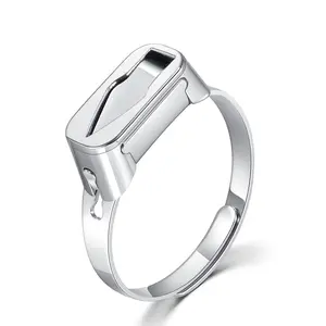Adjustable Decompression Ring - Tool-Inspired Trendy Costume Jewelry, Stress-Relief Men's Accessories, Christian Faith Christmas Gift for Adults