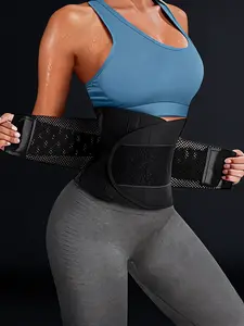 Sauna Waist Trainer Belt for Women, Adjustable Sweat Band, Tummy Compression Wrap, Fitness Waist Trimmer for Workouts & Everyday Wear
