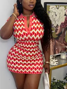 Women's Slim Fit Houndstooth Short Sleeve Dress, Casual Elastic Short Skirt, Spring & Fall Fashion, Comfortable and Stylish