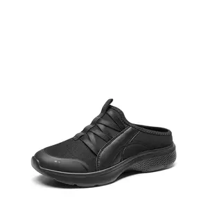 DREAM PAIRS Women's Casual Arch Support Easy Slip-On Mules - Breathable Soft Mesh Work Clogs for Comfortable Daily Wear