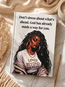 Don’t Stress About what’s Ahead UV DTF Journal Transfer