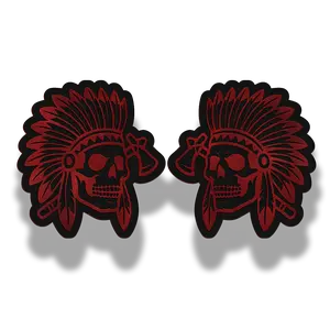 Indian Skull Chief Patch – Leatherette Morale Patch