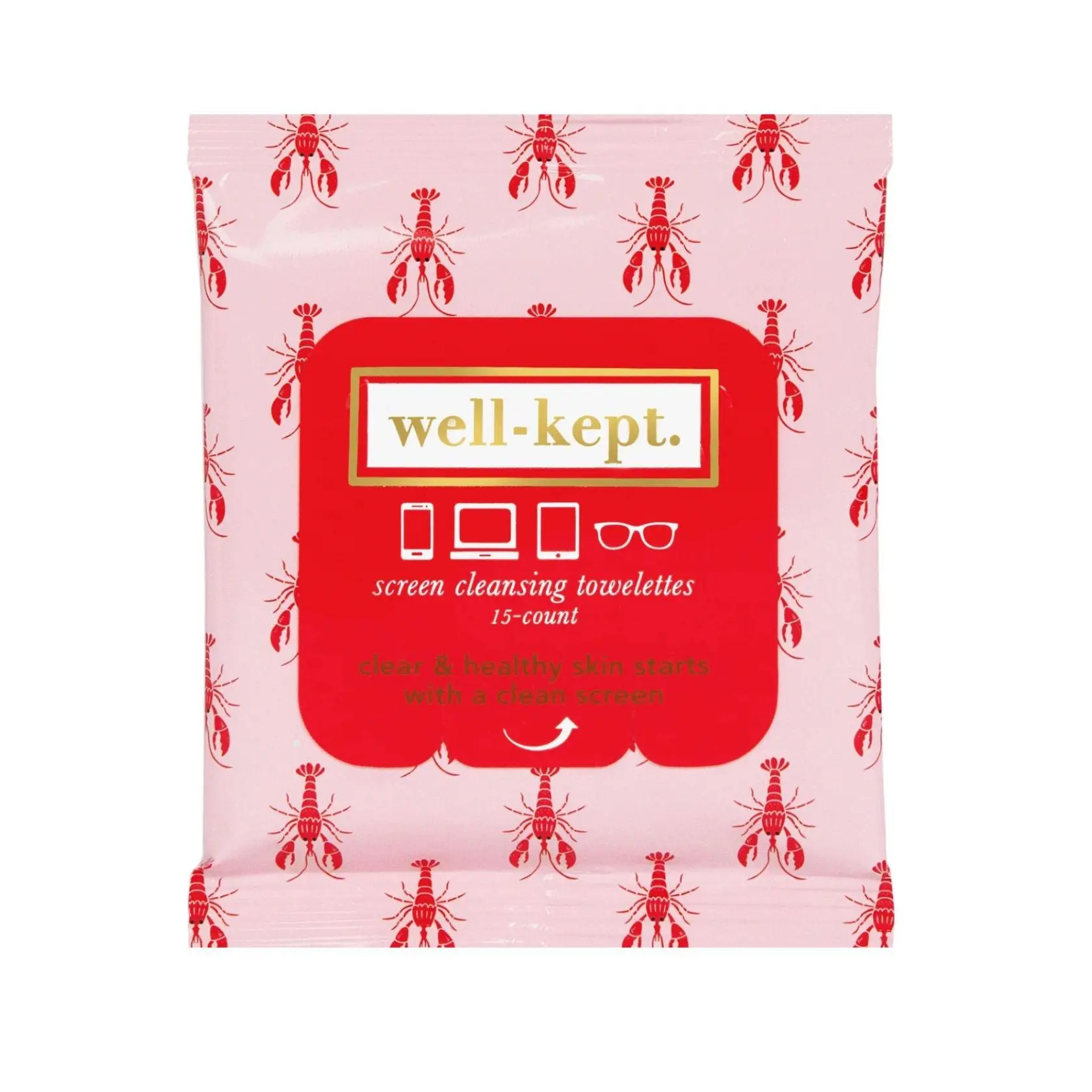 WELL-KEPT Screen Cleansing Towelettes - Lobsterfest
