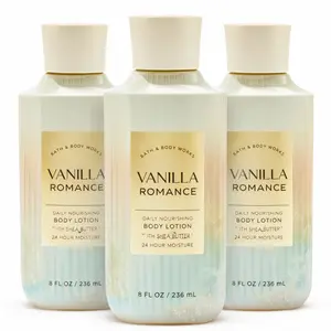 VANILLA ROMANCE Bath & Body Works Body Lotion 3-Pack – 8 oz Each