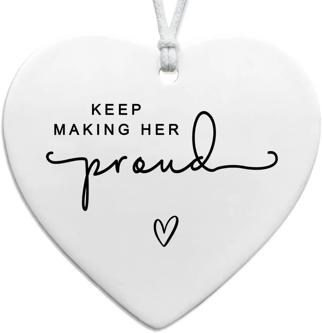 Memorial Keepsake for Mom or Grandmother, Sympathy Gift for Loss of a Special Woman, Bereavement Remembrance Gift for Women, Keep Making Her Proud Memorial Ornament