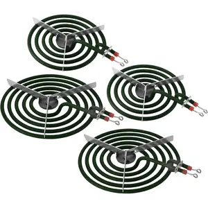 Electric Stove Burner Element Replacement 4-Pack 8-Inch And 6-Inch Coils For Whirlpool Kenmore Amana Ranges Holiday Gift