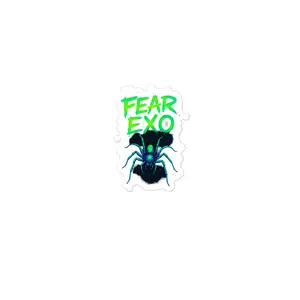 Fear EXO Blue Spider Sticker