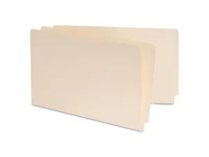 Manila Reinforced Shelf Folder, Legal, 100/box