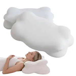 mothers day gift ideas,aesthetic Mellow Cloud Pillow Ultra-Soft Ice Silk Memory Foam Cool-Sensing Fabric Cloud-Shaped for Sleeping & Headboard Support Comfortable Versatile outdoorfun