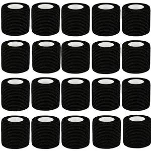 20 Rolls Breathable Self-Adhesive Bandages, Elastic Sports Tape, Athletic Tape for Ankle Wrist Finger Joints Knee Caps, Ideal for Athletes Daily Use