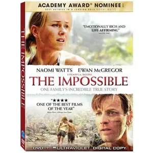 The Impossible  [DVD Video Disc] UV/HD , Widescreen, Ac-3/Dolby Digital, , Digital Theater System, Subtitled
