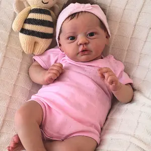 Reborn Baby Dolls - Lifelike Newborn Baby Girl Dolls, Handmade Realistic Dolls With Hand Rooted Hair & Dress-Up Capabilities - For Kids 3-6 Years - Perfect Birthday/Christmas Gift